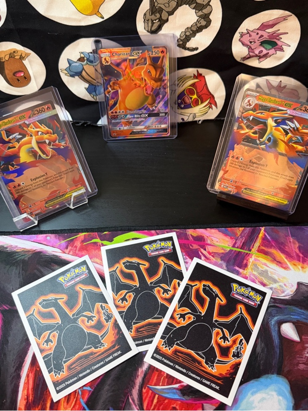 Pokemon Charizard GX Collectible Cards - Orange, Black